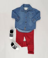 Camisa-Jeans-Infantil-Estampada-de-Poa-Manga-Longa-Azul-Escuro-9101292-Azul_Escuro_3