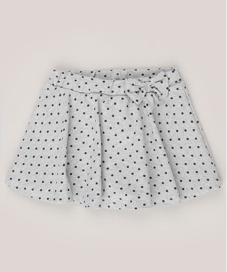 Short-Saia-Infantil-com-Laco-Estampado-de-Poa-Cinza-Mescla-9078755-Cinza_Mescla_1