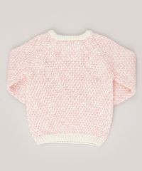 Sueter-Infantil-em-Trico-Manga-Longa-em-Algodao---Sustentavel-Rosa-8878543-Rosa_2