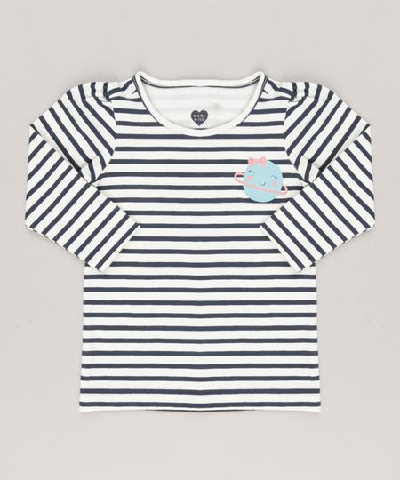 Blusa-Infantil-Listrada-Decote-Redondo-Manga-Longa-em-Algodao---Sustentavel-Off-White-9035303-Off_White_1