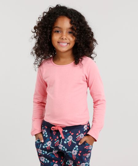 Blusa-Infantil-Basica-Manga-Longa-Decote-Redondo-em-Algodao---Sustentavel-Rosa-9048702-Rosa_1
