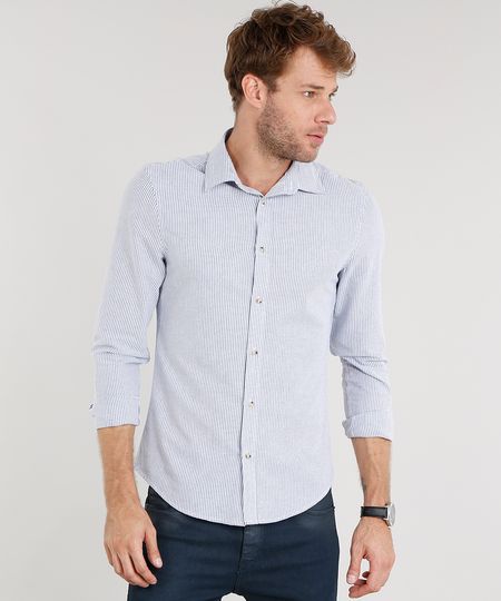 Camisa-Masculina-Slim-Listrada-Manga-Longa-Azul-8851762-Azul_1 Camisa-Masculina-Slim-Listrada-Manga-Longa-Azul-8851762-Azul_1