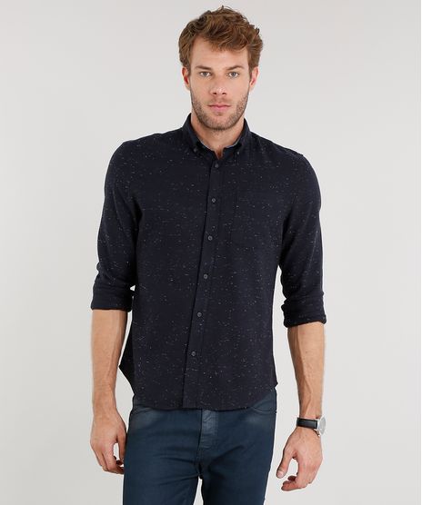 Camisa-Masculina-Comfort-em-Flanela-Botone-Manga-Longa-Azul-Marinho-8841829-Azul_Marinho_1