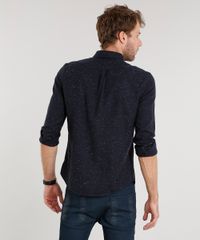 Camisa-Masculina-Comfort-em-Flanela-Botone-Manga-Longa-Azul-Marinho-8841829-Azul_Marinho_2
