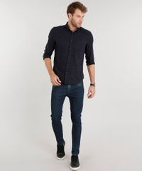 Camisa-Masculina-Comfort-em-Flanela-Botone-Manga-Longa-Azul-Marinho-8841829-Azul_Marinho_3