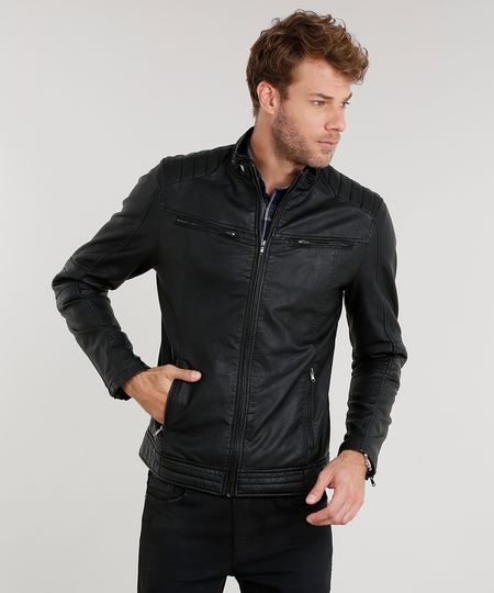 Jaqueta-Masculina-Manga-Longa-Preta-8851267-Preto_1 Jaqueta-Masculina-Manga-Longa-Preta-8851267-Preto_1