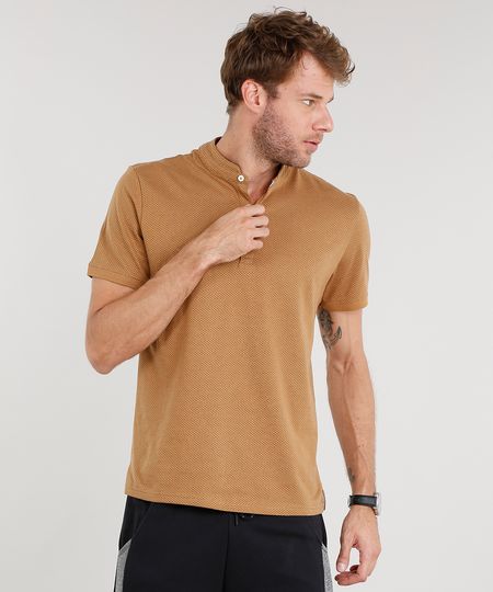 Polo-Masculina-Estampada-Manga-Curta-Caramelo-8969187-Caramelo_1 Polo-Masculina-Estampada-Manga-Curta-Caramelo-8969187-Caramelo_1