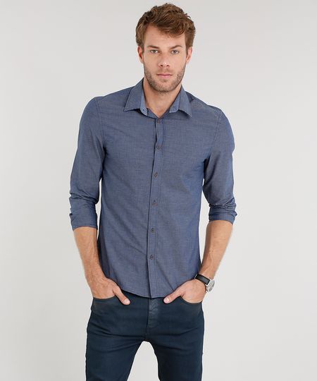 Camisa-Masculina-Slim-Listrada-Manga-Longa-Azul-Marinho-8851776-Azul_Marinho_1 Camisa-Masculina-Slim-Listrada-Manga-Longa-Azul-Marinho-8851776-Azul_Marinho_1