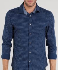 Camisa-Masculina-Slim-Estampada-Manga-Longa-Azul-Marinho-8851783-Azul_Marinho_4