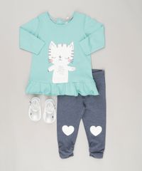 Conjunto-Infantil-de-Blusa-Gatinha-Manga-Longa-com-Babado-Verde---Calca-Legging-Azul-Marinho-8820642-Azul_Marinho_3