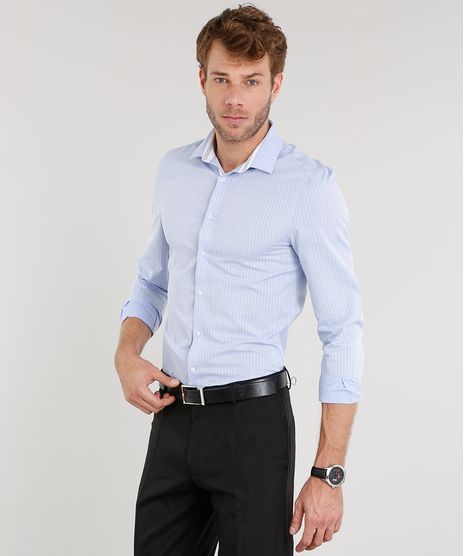 Camisa-Masculina-Slim-Listrada-Manga-Longa-Azul-Claro-8858195-Azul_Claro_1