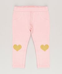 Calca-Infantil-com-Estampa-de-Coracoes-em-Algodao---Sustentavel-Rosa-9050255-Rosa_1