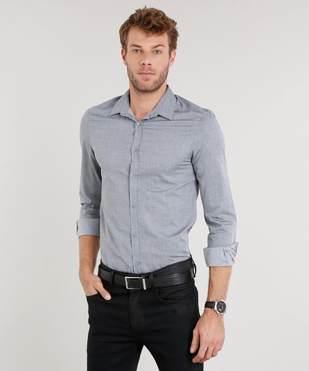 Camisa-Masculina-Slim-Manga-Longa-Cinza-8855336-Cinza_1 Camisa-Masculina-Slim-Manga-Longa-Cinza-8855336-Cinza_1