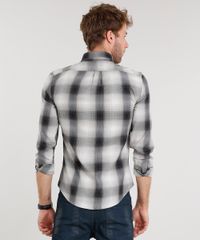 Camisa-Masculina-Slim-Xadrez-Manga-Longa-Preta-8856156-Preto_2