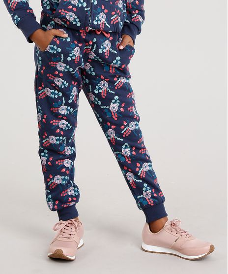 Calca-Infantil-em-Moletom-Estampada-Floral-Azul-Marinho-8830290-Azul_Marinho_1