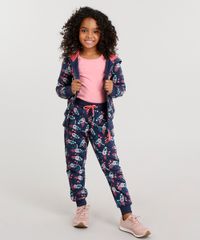 Blusao-Infantil-em-Moletom-Estampado-Floral-com-Bordado-e-Capuz-Azul-Marinho-8830262-Azul_Marinho_3