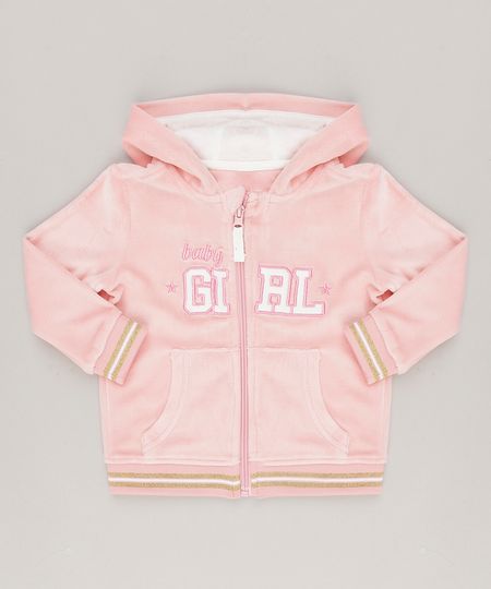 Blusao-Infantil-em-Plush-com-Bordado--Baby-Girl--Manga-Longa-Rosa-8837306-Rosa_1