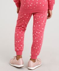 Calca-Infantil-em-Moletom-Estampada-de-Estrelas-Rosa-Escuro-8871205-Rosa_Escuro_2