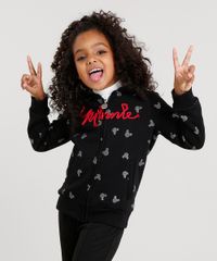 Blusao-Infantil-em-Moletom-Minnie-Estampado-com-Bordado-e-Capuz-Preto-8833442-Preto_1