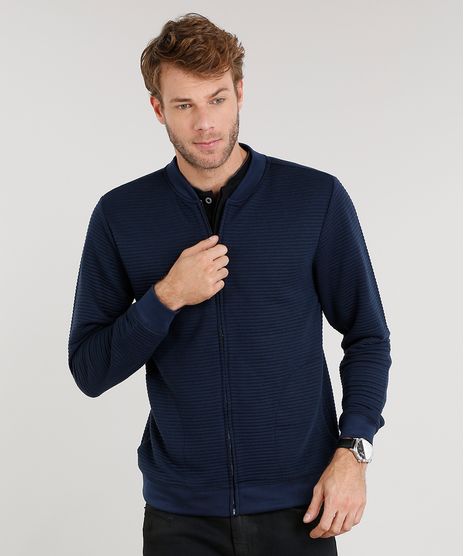 Jaqueta-Masculina-em-Moletom-com-Matelasse-Manga-Longa-Azul-Marinho-8833746-Azul_Marinho_1
