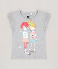 Blusa-Infantil--Happy-Friends--Decote-Redondo-Manga-Curta-Cinza-Mescla-9034411-Cinza_Mescla_1