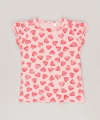 Blusa-Infantil-Estampada-de-Coracoes-Decote-Redondo-Manga-Curta-em-Algodao---Sustentavel-Rosa-9034977-Rosa_1