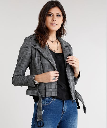 Jaqueta-Feminina-Biker-Xadrez-Manga-Longa-Cinza-Escuro-8879645-Cinza_Escuro_1 Jaqueta-Feminina-Biker-Xadrez-Manga-Longa-Cinza-Escuro-8879645-Cinza_Escuro_1