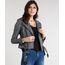 Jaqueta-Feminina-Biker-Xadrez-Manga-Longa-Cinza-Escuro-8879645-Cinza_Escuro_1