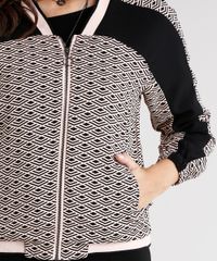 Jaqueta-Feminina-Bomber-Estampada-Geometrica-Manga-Longa-Gola-V-Rose-8881852-Rose_4