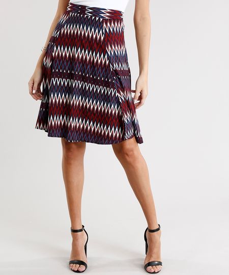 Saia-Feminina-Evase-Curta-Estampada-Geometrica--Azul-Marinho-8823047-Azul_Marinho_1