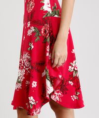 Saia-Feminina-Evase-Curta-Assimetrica-Estampada-Floral-Rosa-Escuro-8886918-Rosa_Escuro_4
