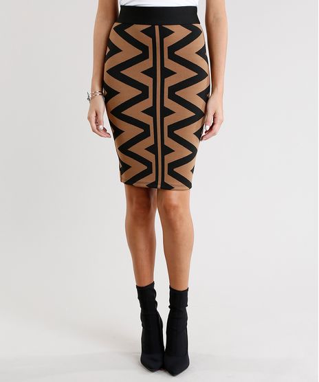 Saia-Feminina-Lapis-Estampada-Geometrica-Curta-Preta-9026331-Preto_1