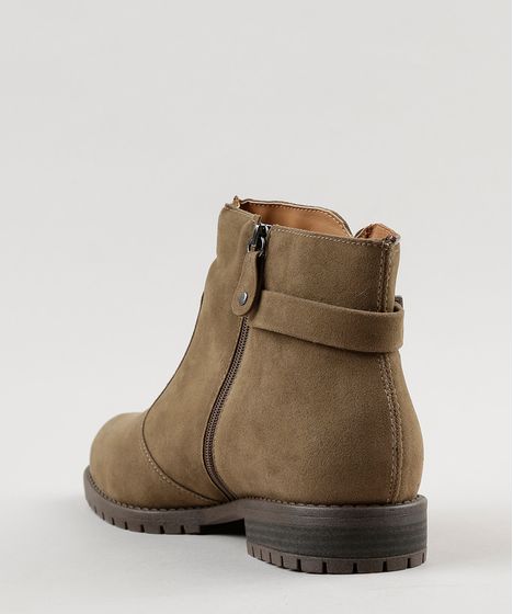 bota feminina com fivelas vizzano