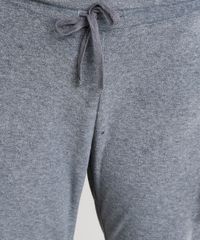 Pijama-Feminino--Love--em-Plush-Manga-Longa-Decote-Redondo-Cinza-Mescla-Escuro-8875822-Cinza_Mescla_Escuro_4