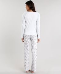 Pijama-Feminino-Mickey-Mouse-Manga-Longa-Decote-Redondo-Cinza-Mescla-Claro-9119092-Cinza_Mescla_Claro_2