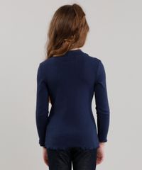 Blusa-Infantil-Basica-Canelada-Manga-Longa-Decote-Redondo-em-Algodao---Sustentavel-Azul-Marinho-9042325-Azul_Marinho_2