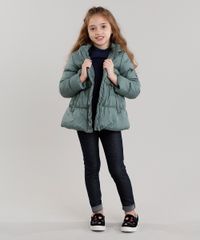 Jaqueta-Infantil-Puffer-com-Capuz-e-Pelo-Manga-Longa-Verde-8866703-Verde_3
