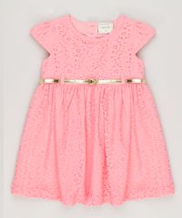 Vestido-em-Renda-com-Cinto-Metalizado-Rosa-9084225-Rosa_1