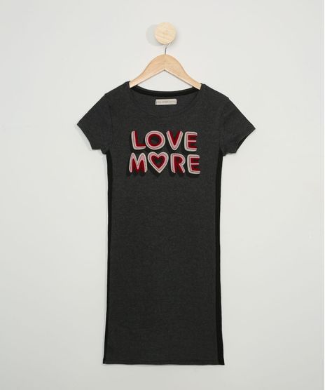 Vestido-Juvenil-Canelado--Love-More--Manga-Curta-Cinza-9964018-Cinza_1