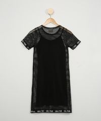 Vestido-Juvenil-em-Tela-Manga-Curta-Preto-9967651-Preto_2