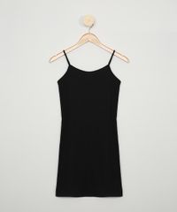 Vestido-Juvenil-em-Tela-Manga-Curta-Preto-9967651-Preto_3