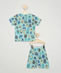 Pijama-Infantil-Brandili-Monstrinhos-Manga-Curta-Verde-Agua-9968140-Verde_Agua_2