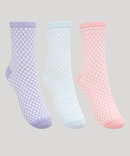 Kit-de-3-Meias-Femininas-Cano-Alto-Texturizadas-Xadrez--Multicor-9973167-Multicor_1 Kit-de-3-Meias-Femininas-Cano-Alto-Texturizadas-Xadrez--Multicor-9973167-Multicor_1