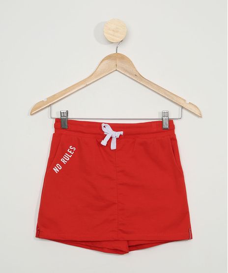 Short-Saia-de-Moletom-Juvenil--No-Rules--Vermelho-9965409-Vermelho_1