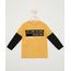 Camiseta-Infantil--Life-Is-Way-Too-Short--Manga-Longa-com-Sobreposicao-Amarela-9978657-Amarelo_1