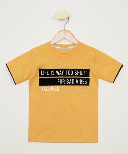 Camiseta-Infantil--Life-Is-Way-Too-Short--Manga-Curta-Amarela-9978665-Amarelo_1 Camiseta-Infantil--Life-Is-Way-Too-Short--Manga-Curta-Amarela-9978665-Amarelo_1