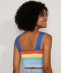 Top-Cropped-de-Trico-Feminino-com-Listras-Alca-Larga-Decote-Reto-Azul-Claro-9982926-Azul_Claro_2