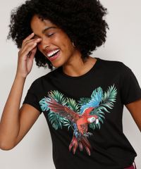 Camiseta-Feminina-Arara-Manga-Curta-Decote-Redondo-Preta-9933000-Preto_5