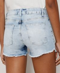 Short-Jeans-Feminino-Reto-Cintura-Media-Destroyed-Marmorizado-Azul-Claro-9977075-Azul_Claro_2