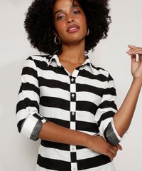 Saida-de-Praia-Chemise-Curta-Listrada-Manga-Longa-Preta-9974993-Preto_4